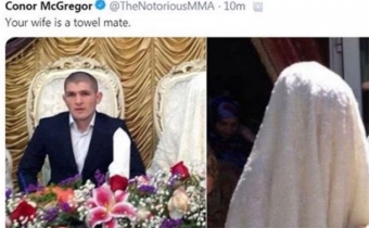 [b]Makqreqor Nurmaqomedovun ailəsini təhqir etdi - "Arvadın..."[/b]