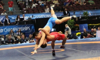 AÇ-2019: 5 güləşçimiz məğlubiyyətə üzülüb