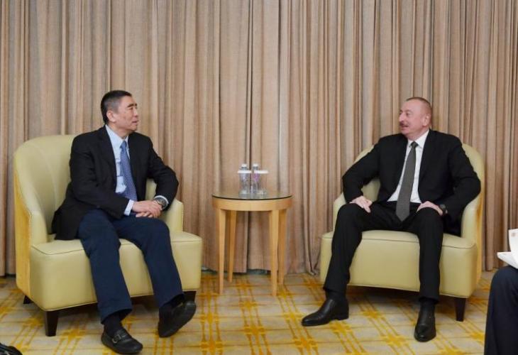 İlham Əliyev "China Poly Group" Korporasiyasının sədri ilə görüşdü