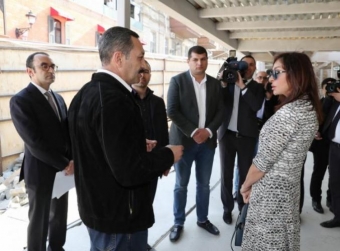 “Buradakı tarixi və mədəni abidələrə heç bir təhlükə yoxdur” - Mehriban Əliyeva - VİDEO