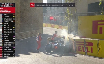 [b]"Formula-1": "Uilyams"ın pilotu yenə qəzaya düşdü - Sıralama turu dayanıb[/b]