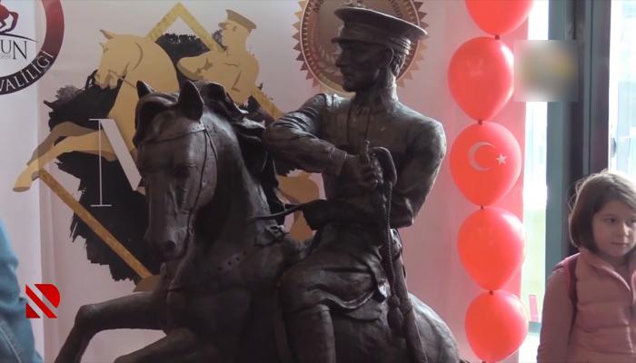 Azərbaycanlı usta Atatürkün heykəlini hazırladı - ŞOKALADDAN