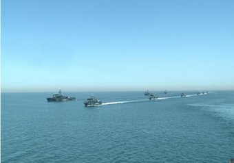 Azərbaycan sərhədçiləri  Хəzərdə təlim keçirdi