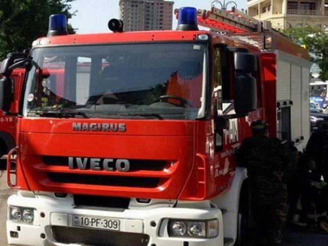 Bakıda yataqxanadakı yanğın söndürüldü