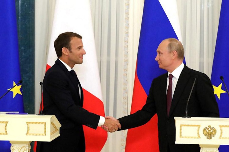 Putin və Makron Dağlıq Qarabağ münaqişəsindən danışdılar