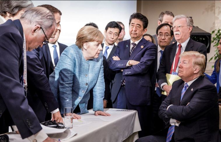 G7 sammitində Fransa ilə ABŞ nümayəndə heyəti arasında fikir ayrılığı yaranıb
