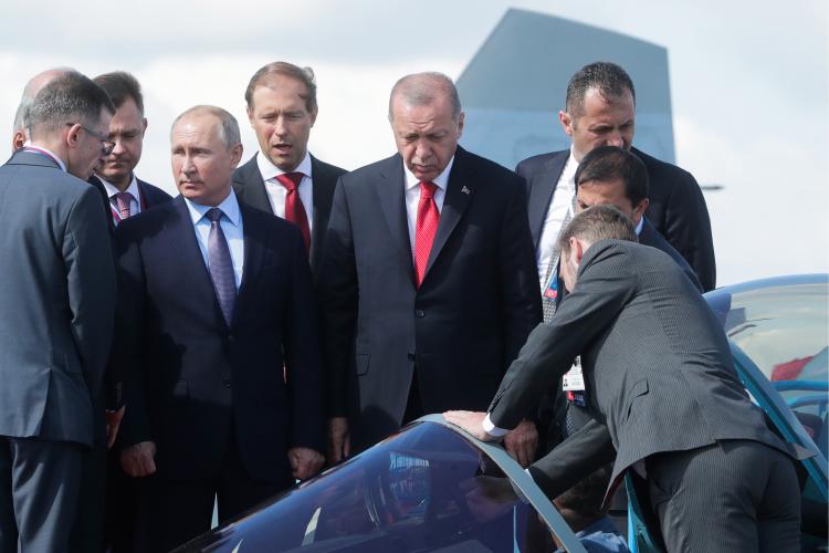 Putin və Ərdoğan birlikdə açılışa getdilər