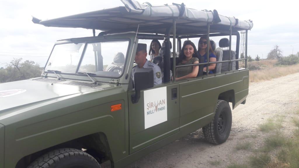Şirvan milli parkında turistlər xüsusi avtomobillə gəzəcək 