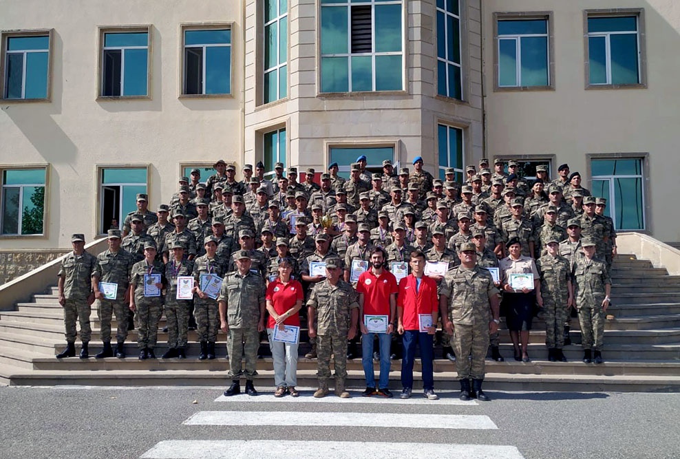 Hərbi qulluqçular arasında keçirilən səmti müəyyənetmə yarışları başa çatıb