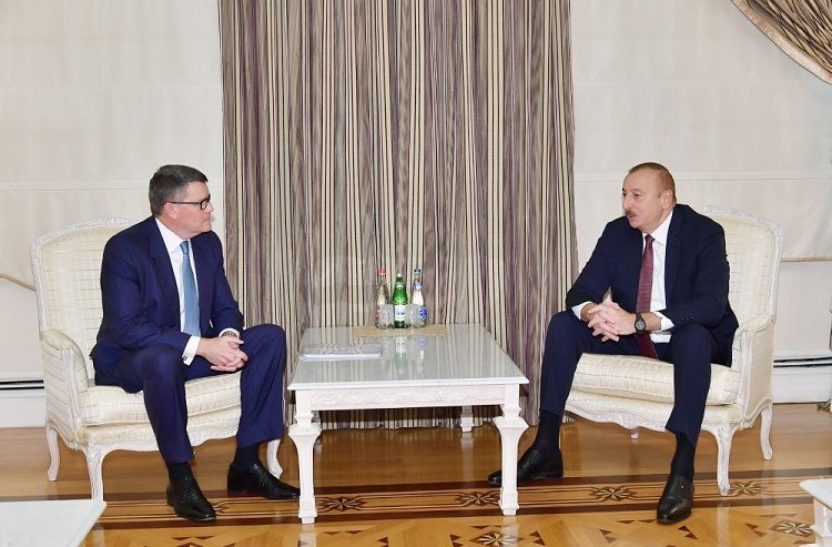 Prezident İlham Əliyev CISCO şirkətinin nümayəndə heyətini qəbul edib - YENİLƏNİB