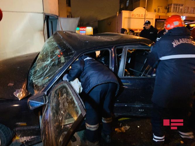 Ziya Bünyadov prospektində baş vermiş qəzada 6 nəfər xəsarət alıb - FOTO - YENİLƏNİB