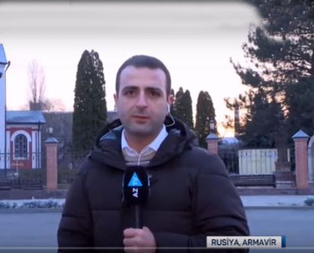 Ermənilər AzTV-nin əməkdaşlarına hücum etdi: xəsarət yetirib, kameranı sındırıblar
