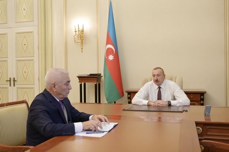 İlham Əliyev “Azərenerji”nin prezidentini qəbul edib - YENİLƏNİB