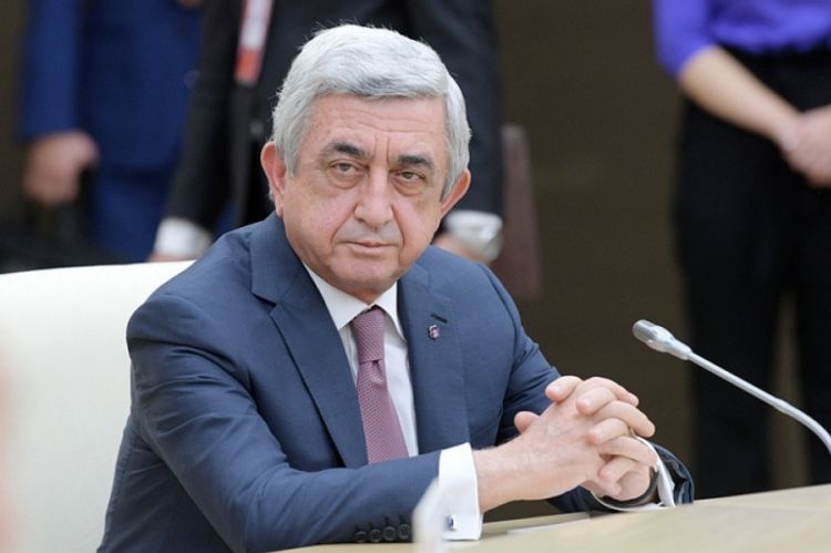 Ermənistanın sabiq prezidenti Serj Sarkisyanın əmlakına həbs qoyulub