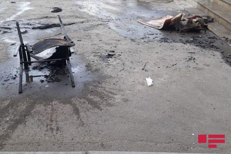 Azərbaycanda məktəbdə yanğın: 1 nəfər tüstüdən zəhərlənib - YENİLƏNİB - FOTO
