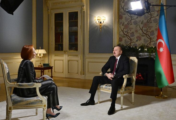 İlham Əliyev “Rossiya-24” televiziya kanalına müsahibə verib