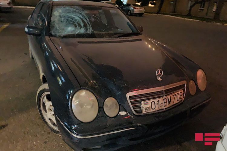 Abşeronda sərxoş piyadanı avtomobil vurub - FOTO