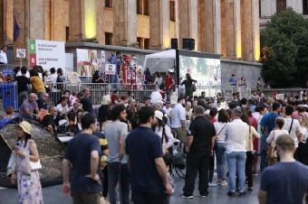 Tbilisidə aksiya bərpa edilib