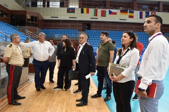 Azad Rəhimov FHN-in İdman-sağlamlıq klubunun bazasında hazırlıq işləri ilə tanış olub