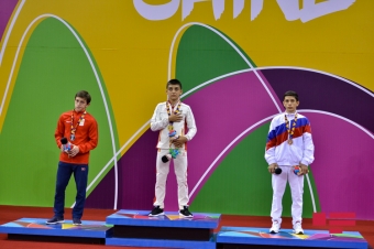 Bakı-2019: İlk günün medalçıları mükafatlarını aldı - FOTOSESSİYA