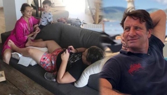 Tanınmış müğənninin keçmiş əri onun evində istirahət edir - FOTO