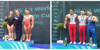 Azərbaycan gimnastları Dünya Kubokunda 2 qızıl medal qazandı