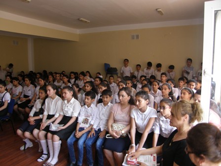 Şəhid övladları şəhid ataları barədə şagirdləri məlumatlandırıb - FOTO