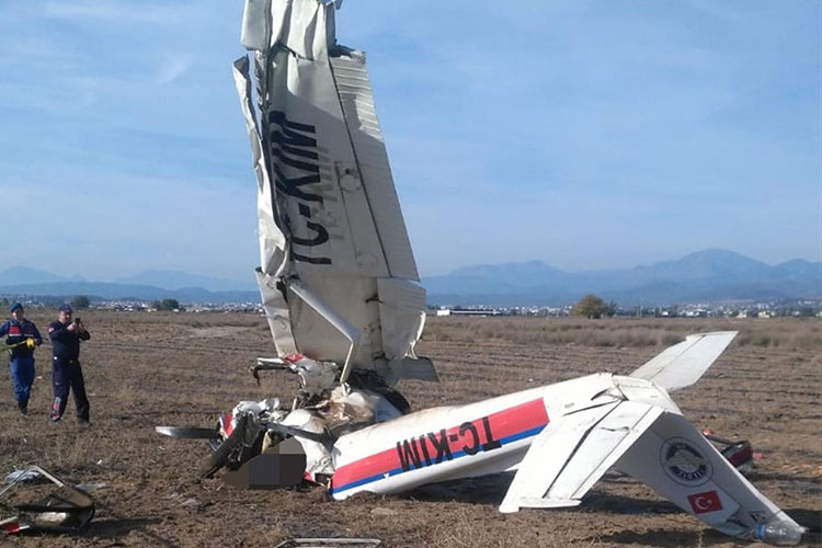 Antalyada təyyarə qəzası: bir nəfər ölüb