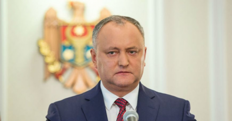 Moldova prezidenti istefaya getməyəcəyini bəyan etdi