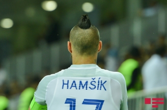 Marek Hamşik Bakıda Slovakiya millisinin tarixinə düşdü