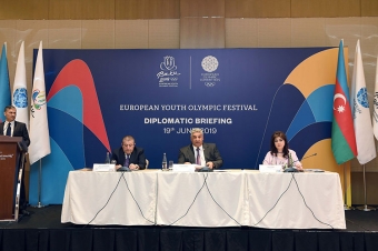 Bakı-2019: Əməliyyat Komitəsi diplomatik nümayəndəliklərin rəhbərləri üçün brifinq keçirib