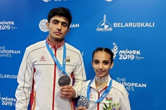 <span style="color:red;">Minsk-2019 : Azərbaycan ilk “onluq”da qərarlaşıb