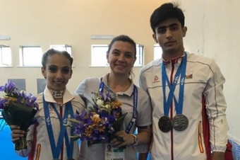 Minsk-2019: Azərbaycanlı akrobatlar 3-cü medallarını qazanıblar