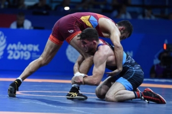 <span style="color:red;">Minsk-2019:  Hacı Əliyev Avropa Oyunlarının qalibi olub