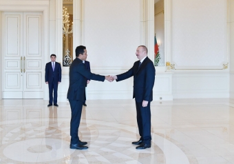 [b]Prezident Hindistanın yeni səfirinin etimadnaməsini qəbul edib[/b]