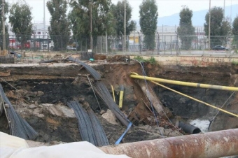 <b>İzmirdə metro stansiyası uçdu - <span style="color:red;">VİDEO </b>