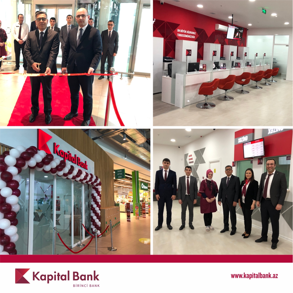 <font color=red>&#174; </font> Kapital Bank yeni Bravo-3 filialını istifadəyə verdi