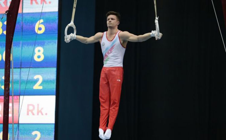 Gimnastımız Dünya Kubokunda gümüş medal qazandı