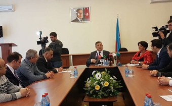 Uğur qazanan idmançılarla görüş keçirildi