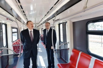  İlham Əliyev Bakı Metropoliteninin “Bakmil” stansiyasında yaradılan şəraitlə tanış olub - [b]YENİLƏNİB - FOTOLAR[/b]