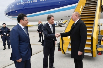 Prezident İlham Əliyev Avstriyaya səfər edib