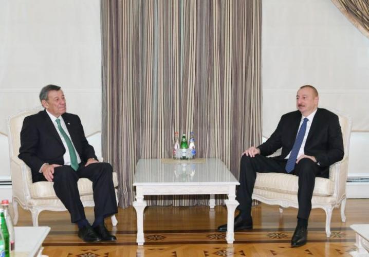 [b]Azərbaycan Prezidenti Uruqvayın xarici işlər nazirini qəbul edib[/b]