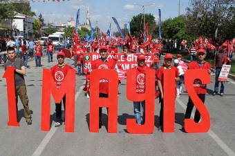 Türkiyədə 1 may nümayişi keçirilir