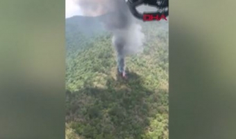 Meksikada helikopter qəzasında 6 nəfər həlak oldu - VİDEO