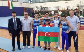 Gimnastlarımız Budapeştdə 6 medal qazanıb