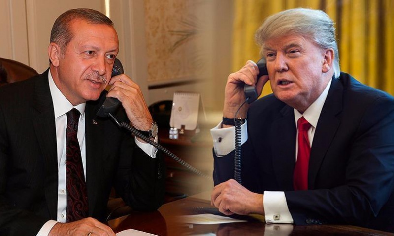 Türkiyə və ABŞ prezidentləri arasında telefon danışığı olub