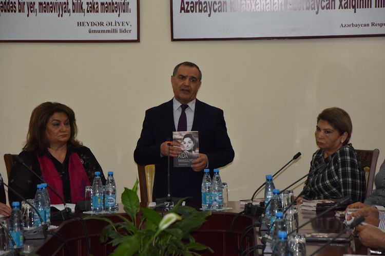 Aida İmanquliyevaya həsr olunan kitab təqdim edildi