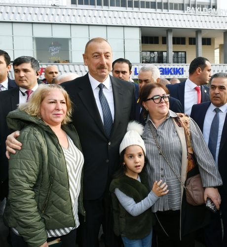  İlham Əliyev Pirşağı dəmir yolu stansiyasının açılışında iştirak edib - YENİLƏNİB