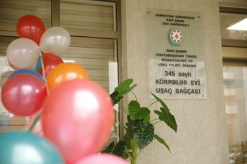 MİDA-nın layihəsində olan uşaq bağçası fəaliyyətə başladı - FOTOLENT