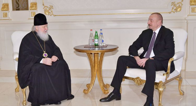 Moskvanın və Bütün Rusiyanın patriarxı Prezident İlham Əliyevə təşəkkür edib